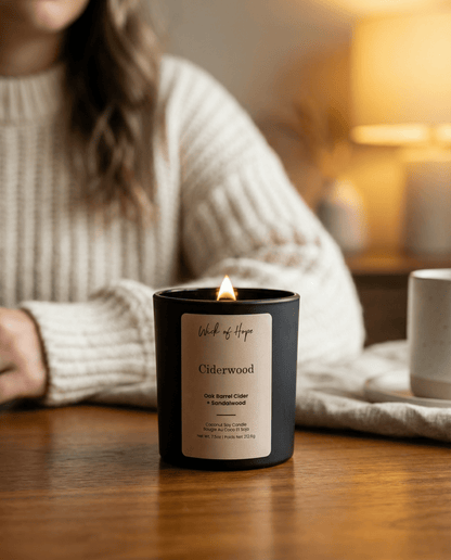 Ciderwood Candle | Oak Barrel Cider + Sandalwood