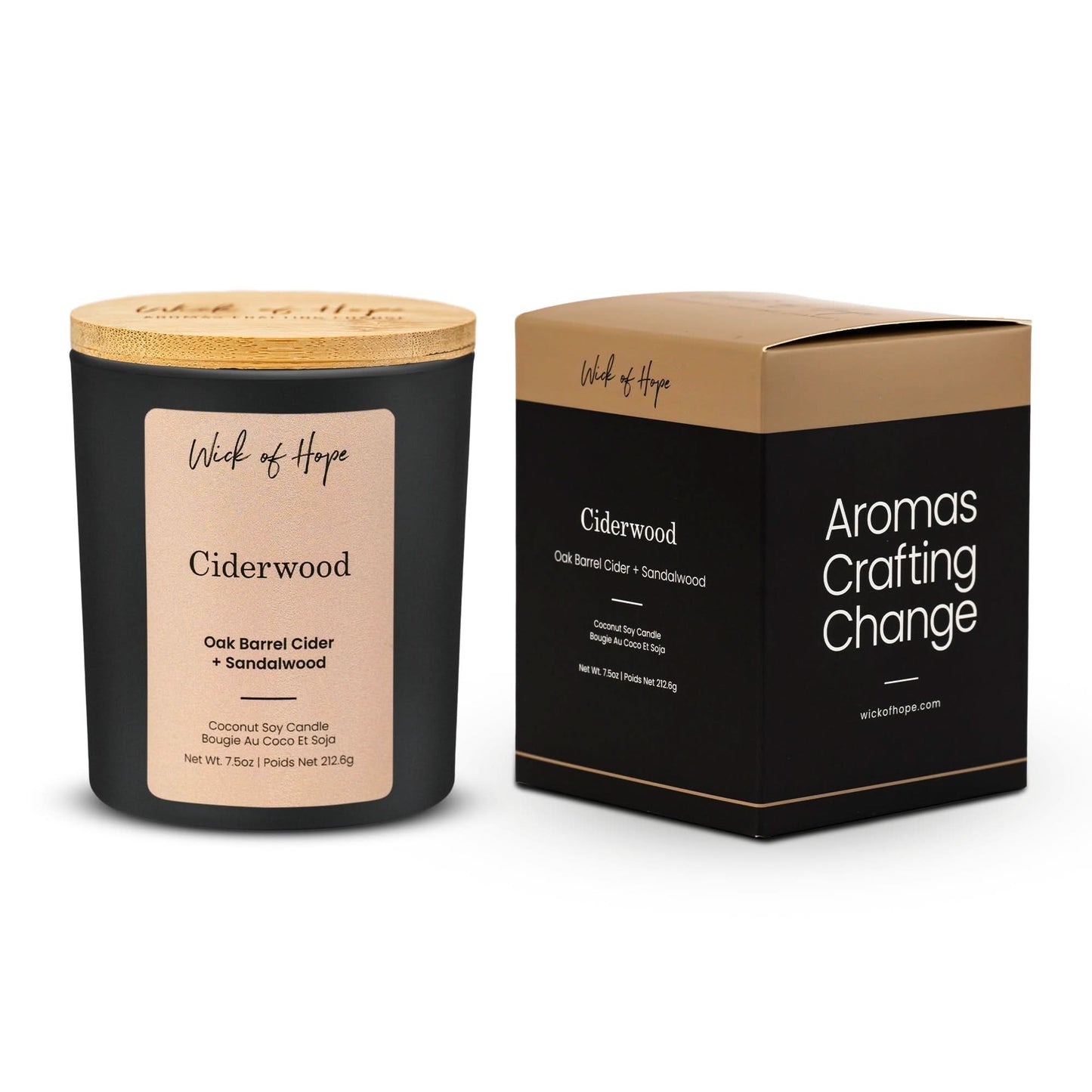 Ciderwood Candle | Oak Barrel Cider + Sandalwood