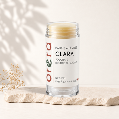 Baume à lèvres géant CLARA jojoba & beurre de cacao