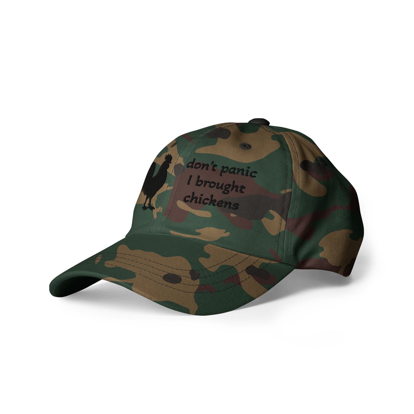 J'ai un chapeau de poulet.