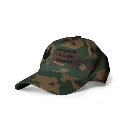 J'ai un chapeau de poulet.