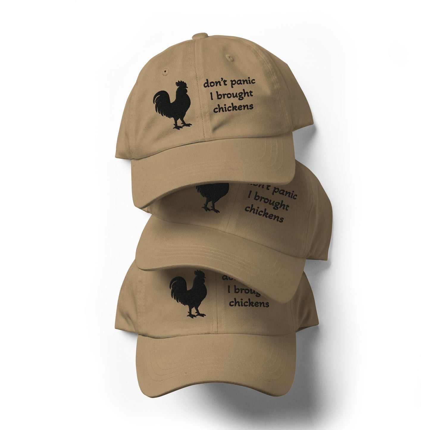 J'ai un chapeau de poulet.