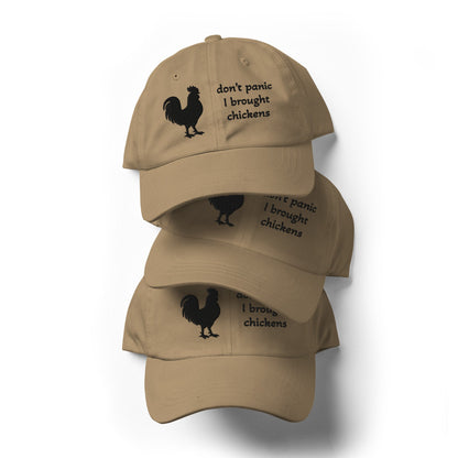 J'ai un chapeau de poulet.