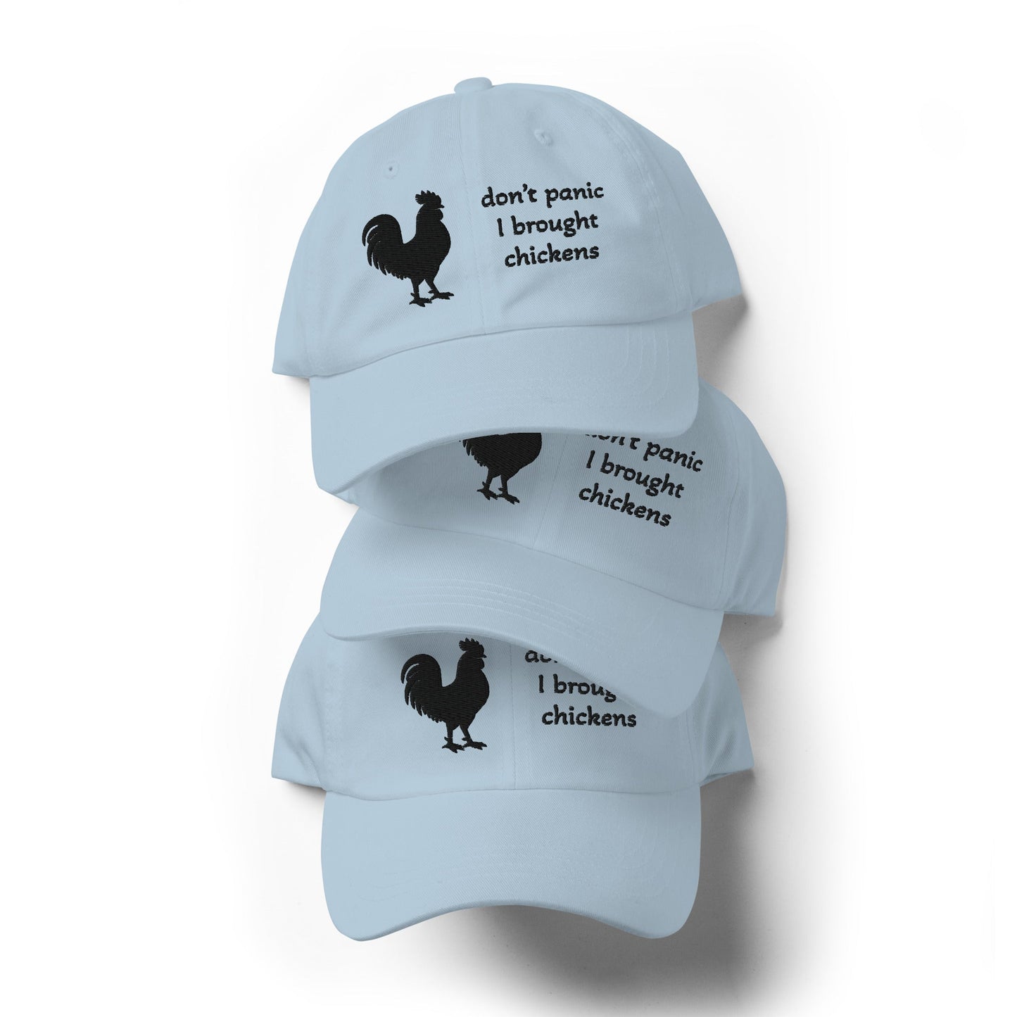 J'ai un chapeau de poulet.
