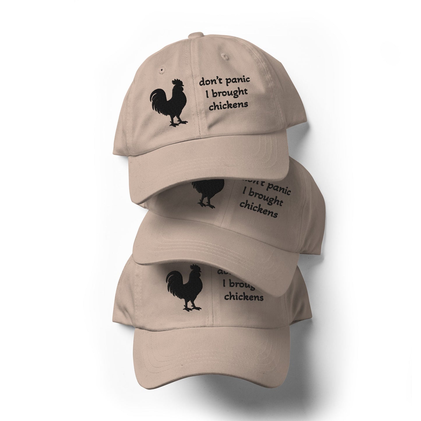 J'ai un chapeau de poulet.