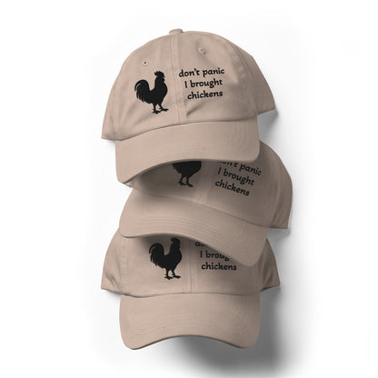 J'ai un chapeau de poulet.