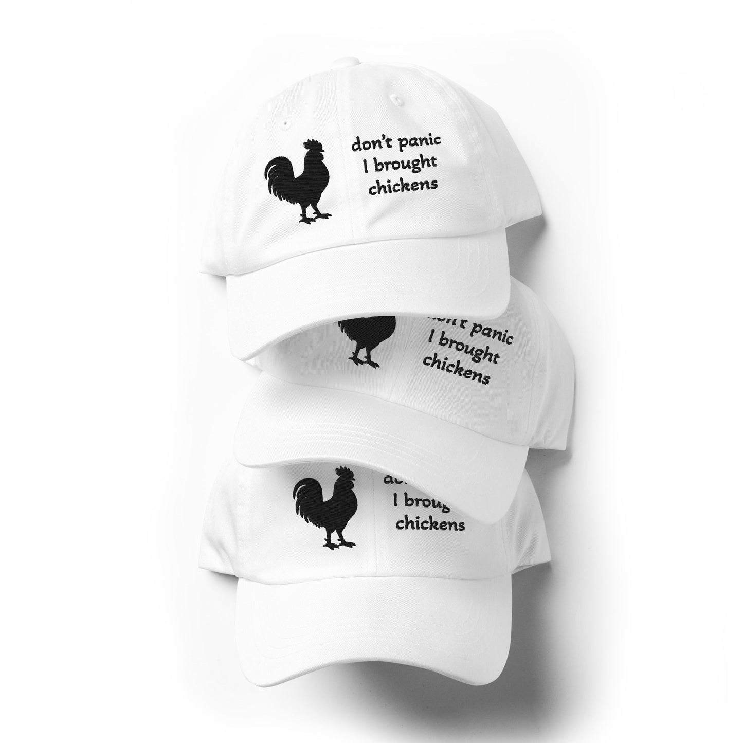 J'ai un chapeau de poulet.