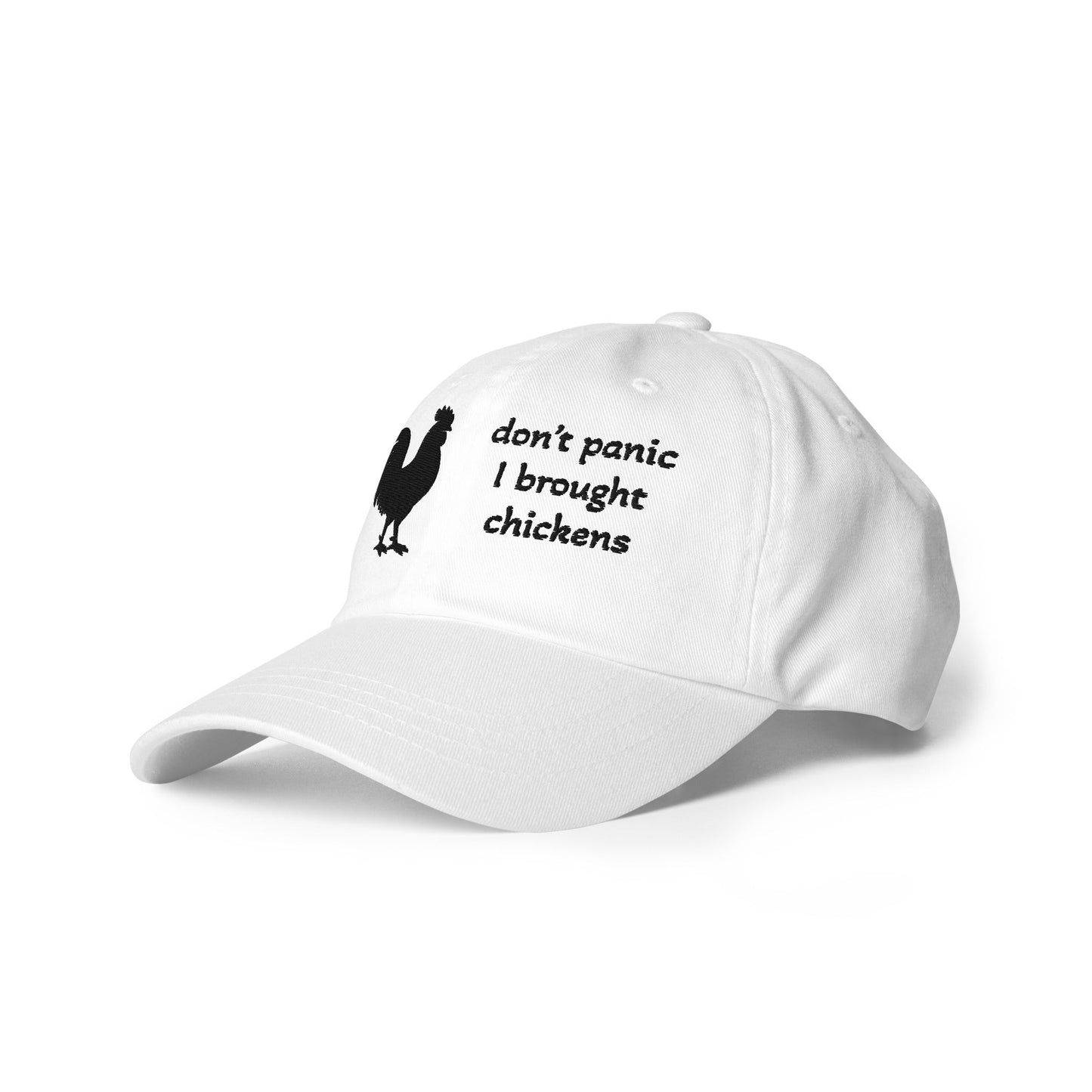J'ai un chapeau de poulet.
