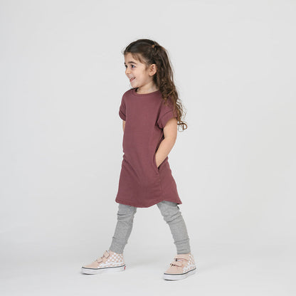 Robe nuage à manches retroussées