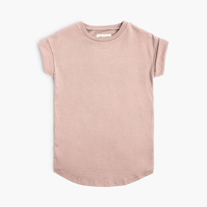Robe nuage à manches retroussées