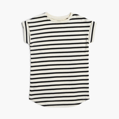 Robe nuage à manches retroussées