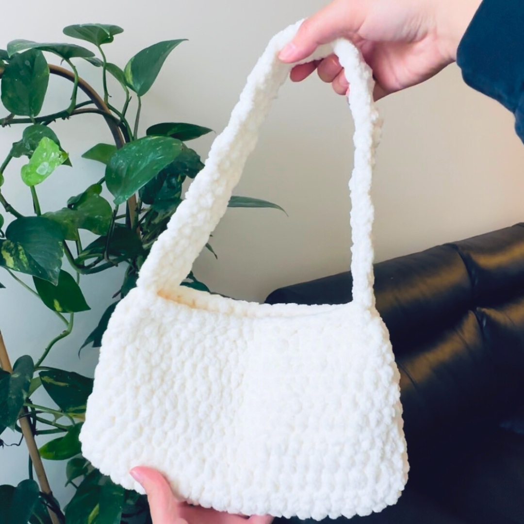 Crochet Chunky Cloud Bag Pattern PDF Download Beginner Friendly