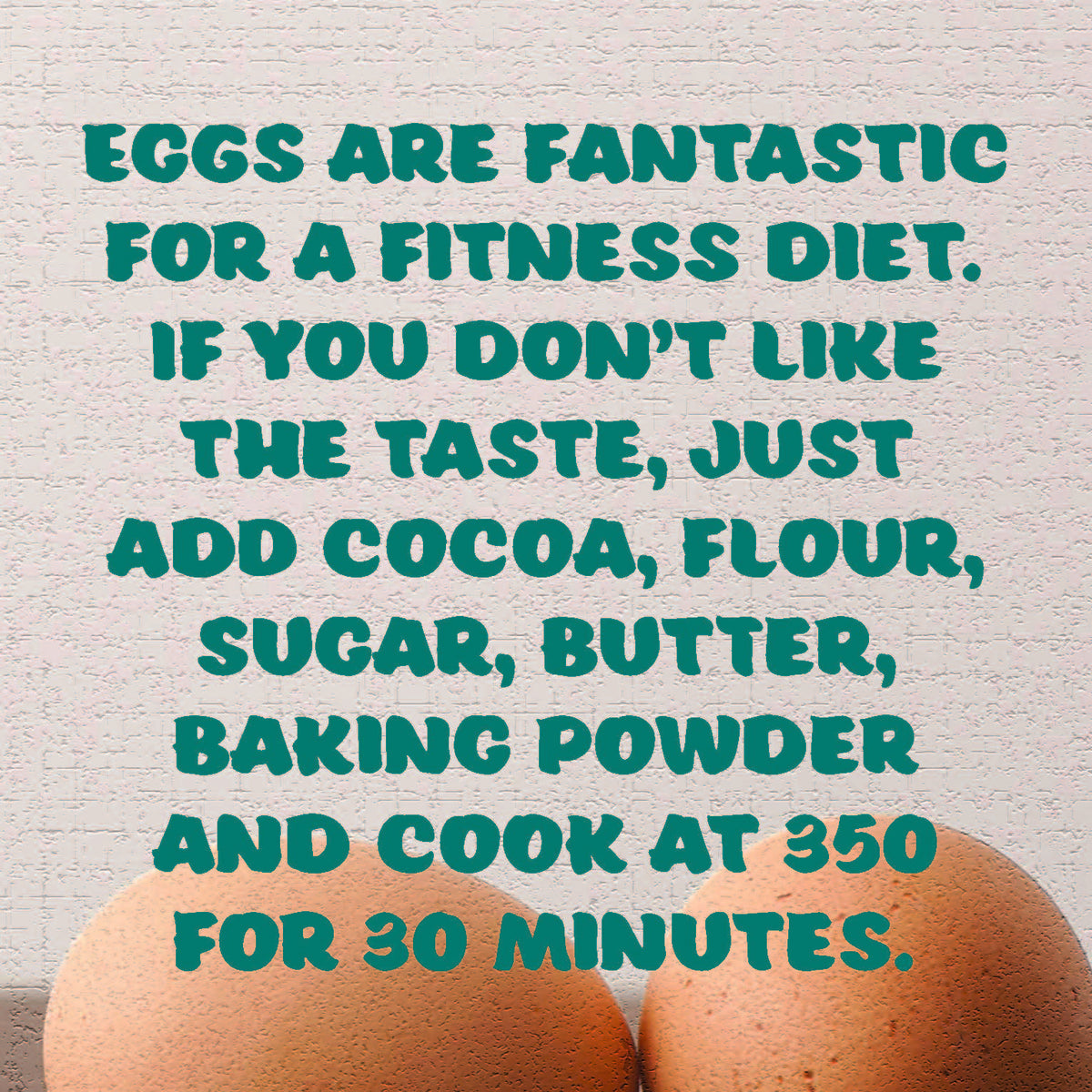 Coasters or Magnets - Eggs Are Fantastic For A Fitness Diet