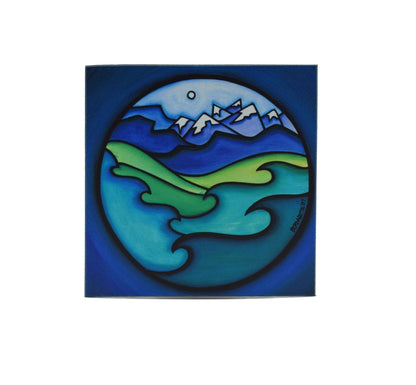 Coasters or Magnets - Mountain Waves