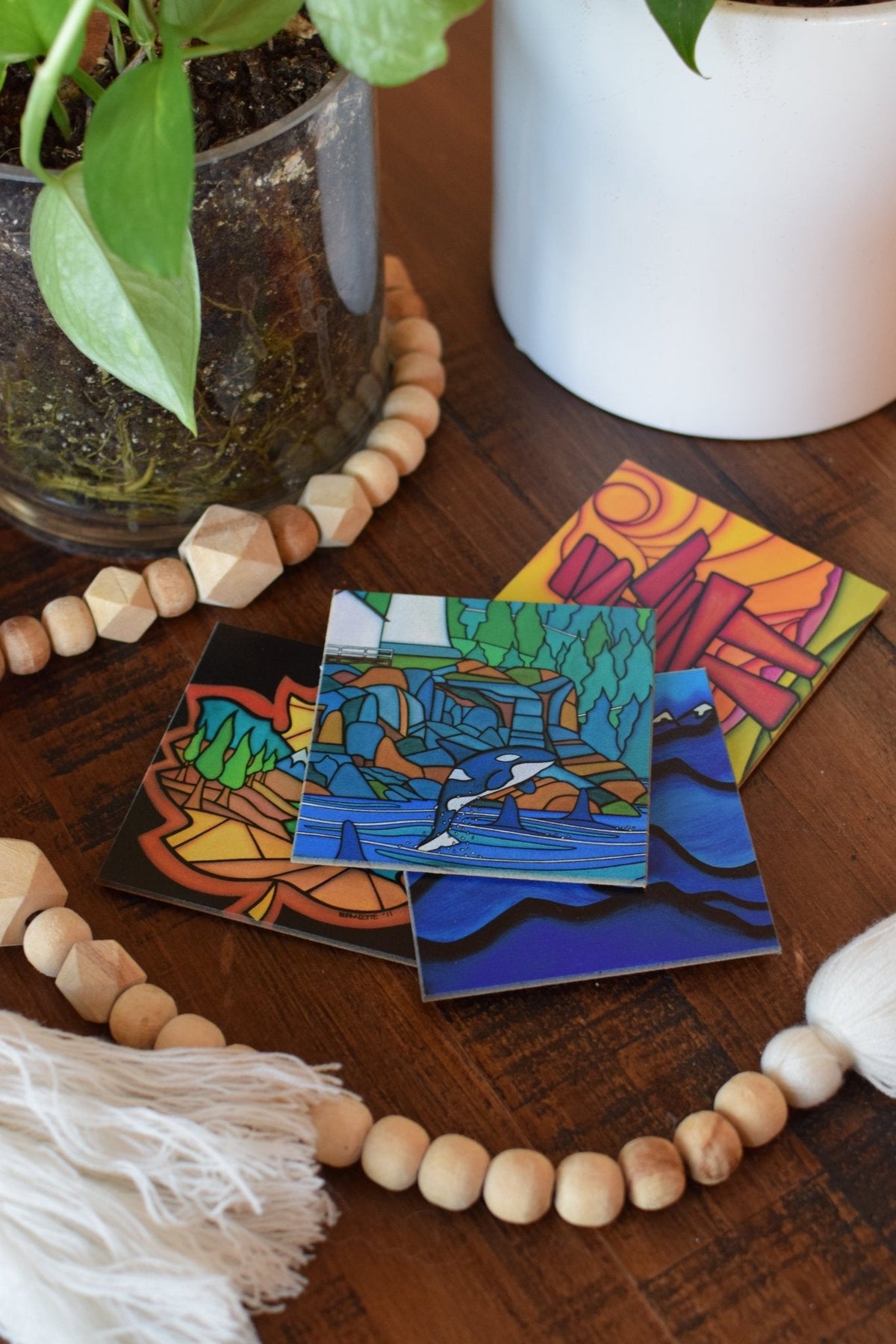 Coasters or Magnets - Tale of Two Trees