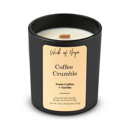 Coffee Crumble Candle | Fresh Coffee + Vanilla