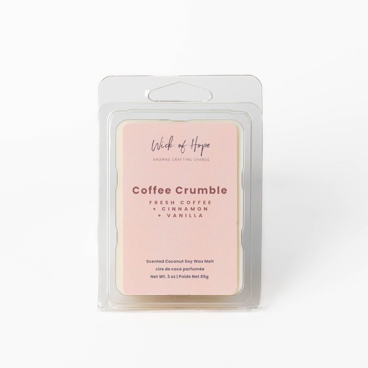 Coffee Crumble Wax Melt | Fresh Coffee + Vanilla Butter