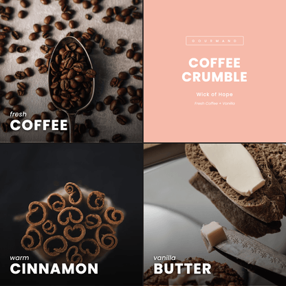 Coffee Crumble Candle | Fresh Coffee + Vanilla