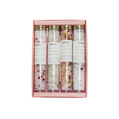 Coffret cadeau - Collection de sels de bain