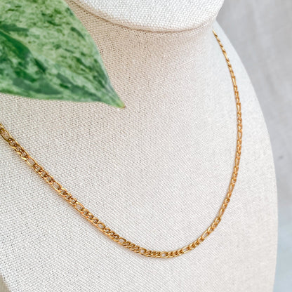 18K Gold Plated Stainless Steel Chain Necklace | AURORA