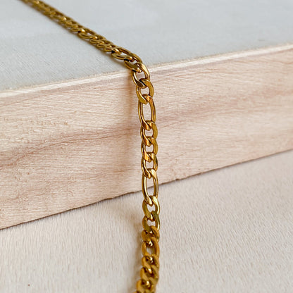 18K Gold Plated Stainless Steel Chain Necklace | AURORA
