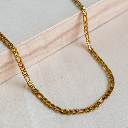 18K Gold Plated Stainless Steel Chain Necklace | AURORA