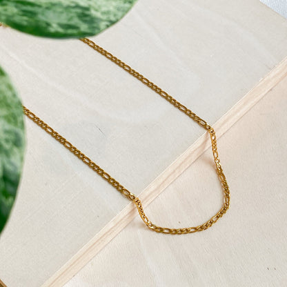 18K Gold Plated Stainless Steel Chain Necklace | AURORA