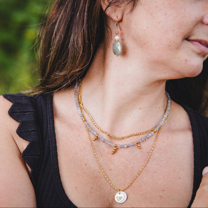 18K Gold Plated Stainless Steel Chain Necklace | AURORA