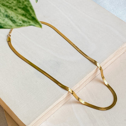 18K Gold Plated Stainless Steel Choker Necklace | CLEOPATRA