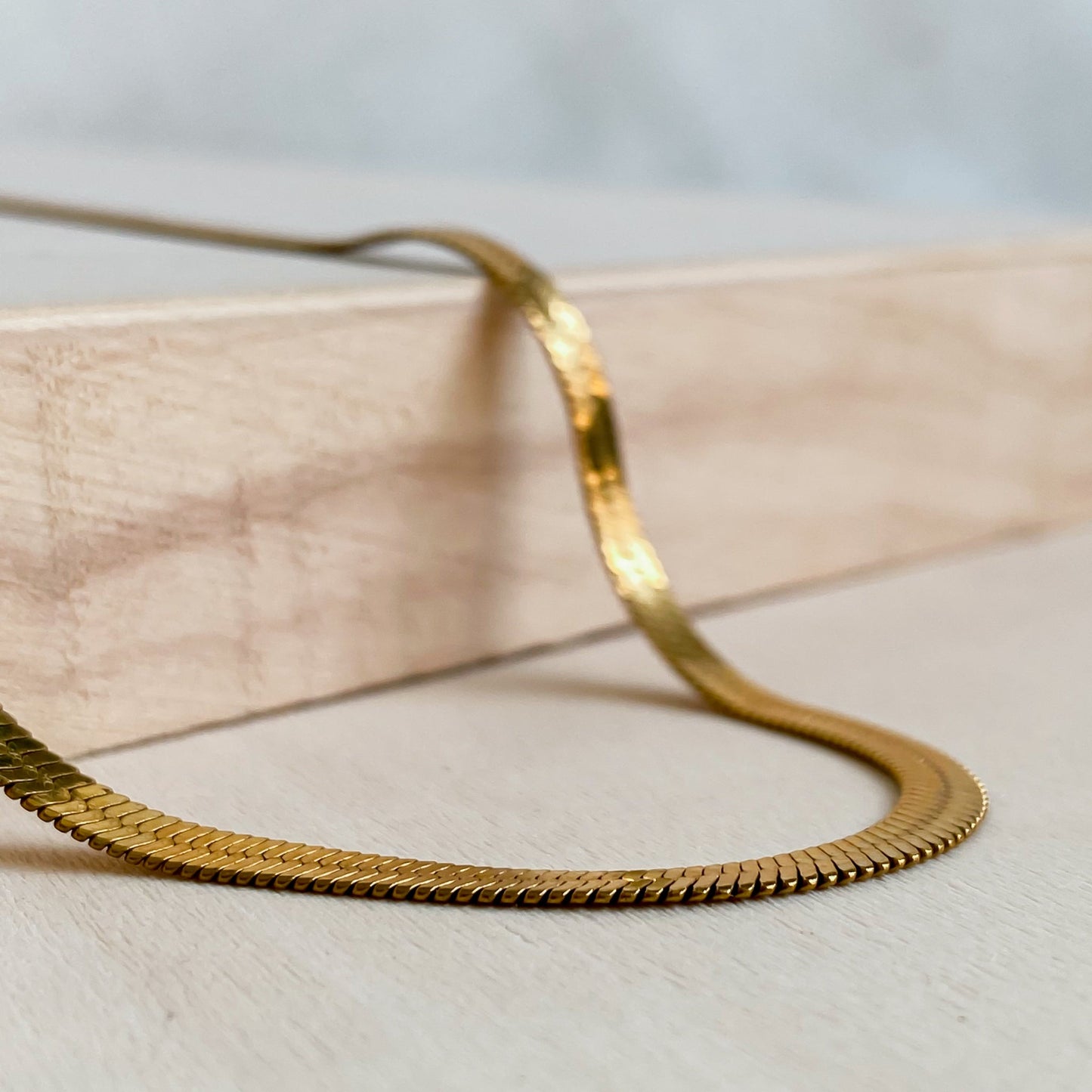 18K Gold Plated Stainless Steel Choker Necklace | CLEOPATRA