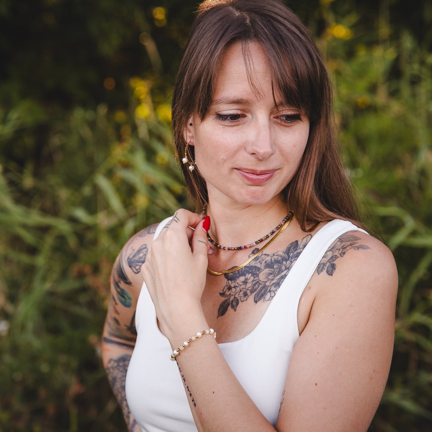Tourmaline and Hematite Necklace | IRIS