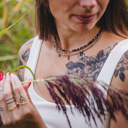 Tourmaline and Hematite Necklace | IRIS