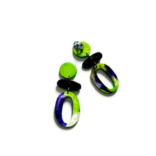 Handmade Colourful Clip On Earrings – Polymer Clay