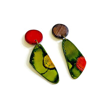 Colorful Mismatched Statement Earrings