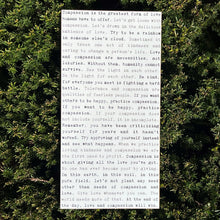 Typewriter Sign - Compassion