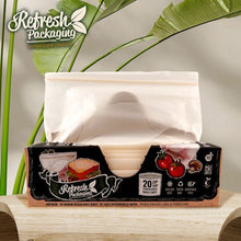 Compostable Zip-Top Bags - Medium - (20 Bags 18x19cm)