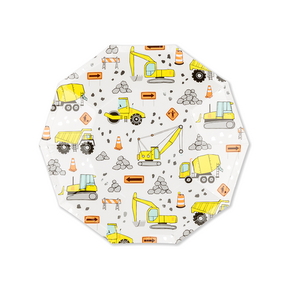 Assiettes à dessert Tracteur (LOT DE 8)