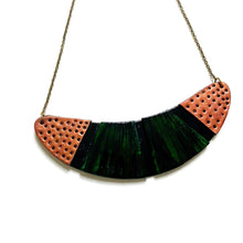 Copper & Emerald Green Statement Jewelry Set