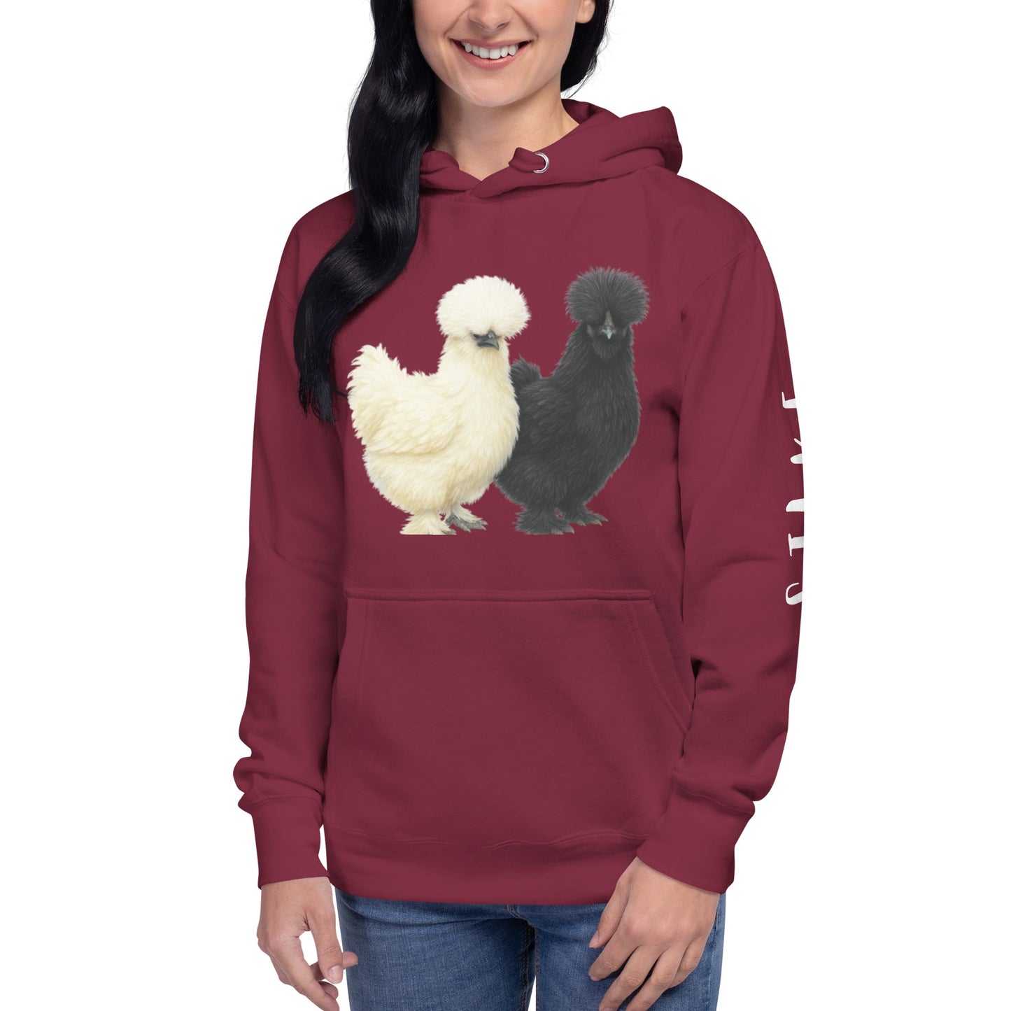 Sweat à capuche unisexe Silkie