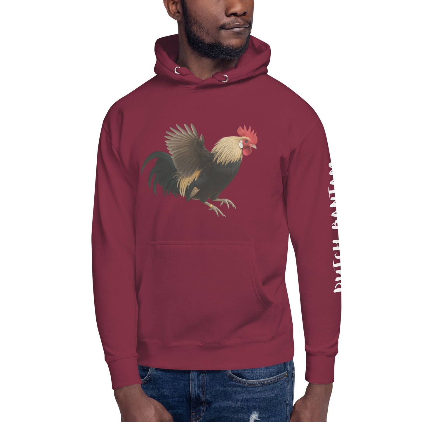 Sweat à capuche unisexe lapin hollandais Bantam