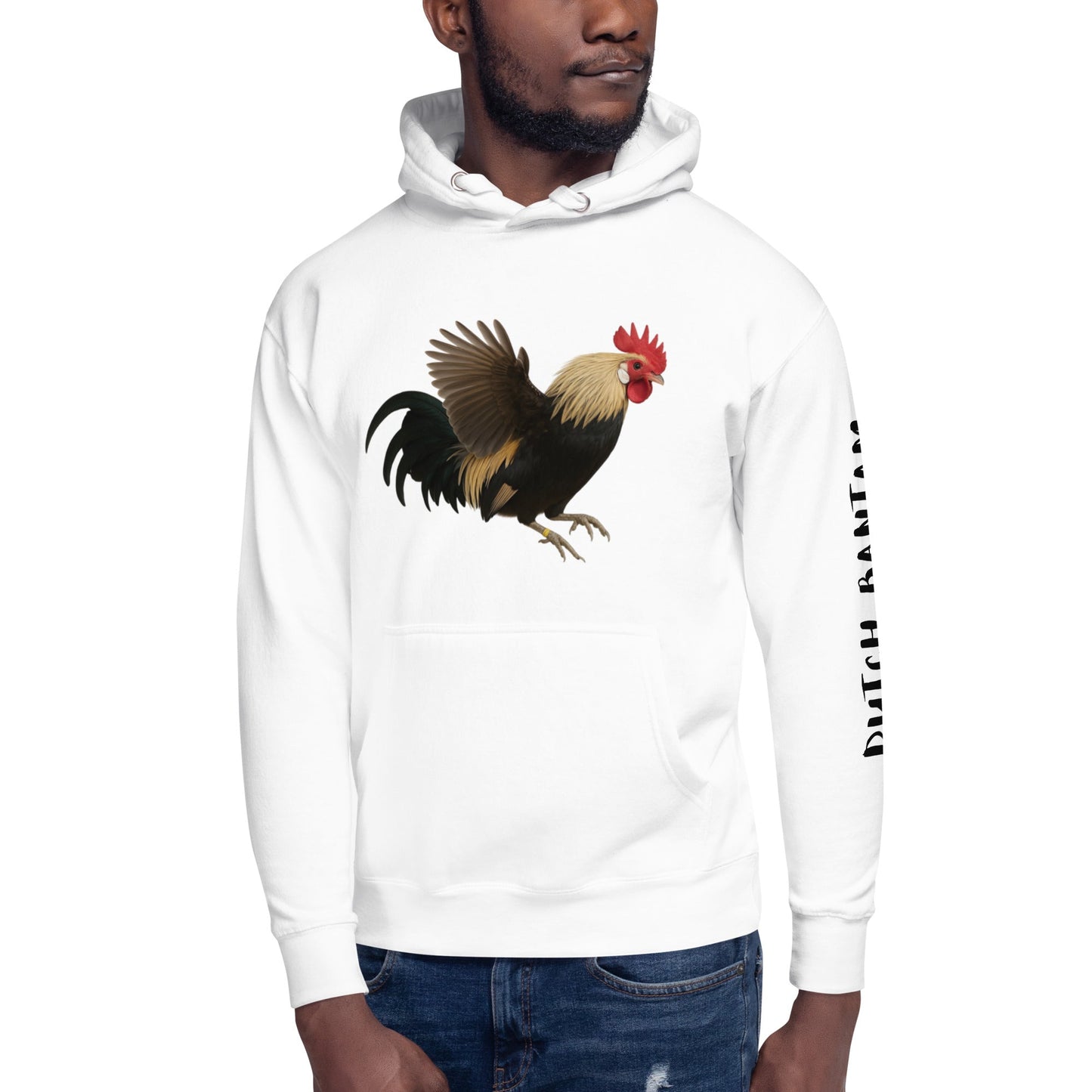 Sweat à capuche unisexe lapin hollandais Bantam