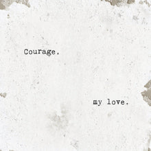 Marble Coasters - Little Gem - Courage My Love