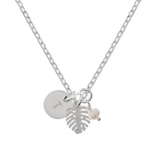 Collier de Perles Initiales Monstera