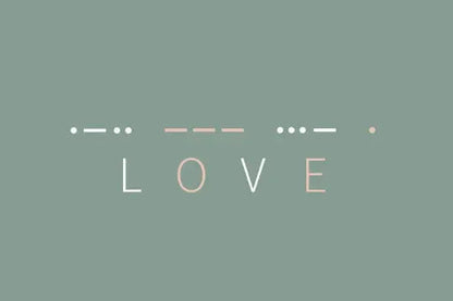 Bracelet jonc « Love » en code Morse