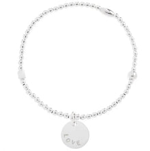 Petal Silver Bead Bracelet