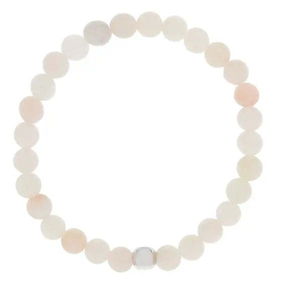Bracelet en opale rose
