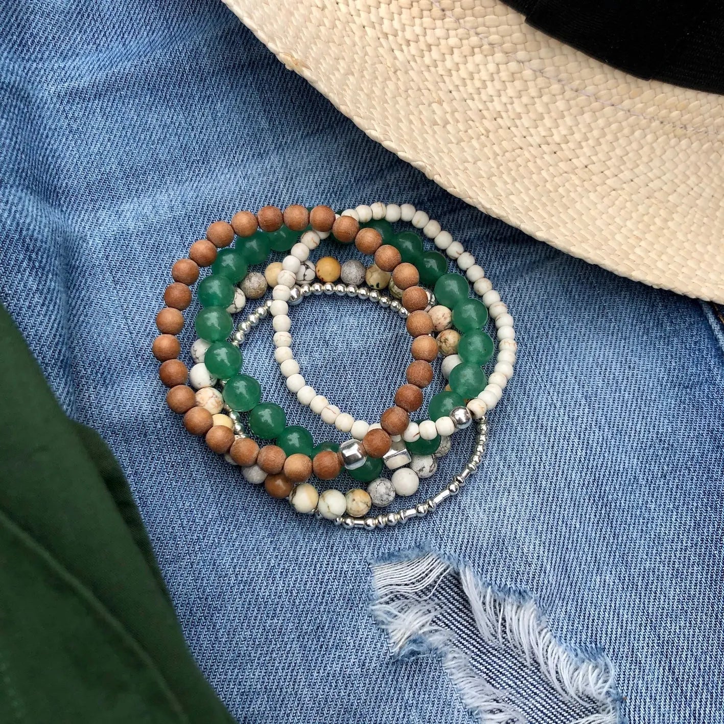 Bracelet empilable « Force » en morse