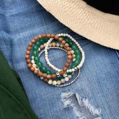 Bracelet empilable « Force » en morse