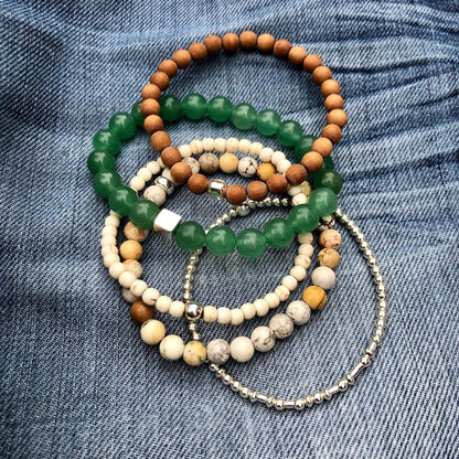Bracelet empilable « Force » en morse