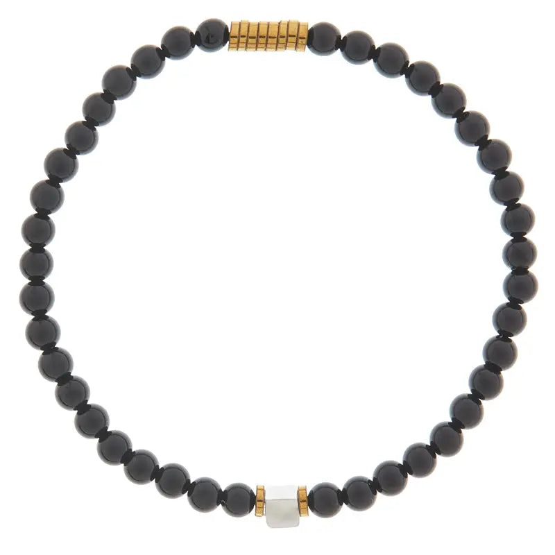 Pile de bracelets initiaux Guerrier